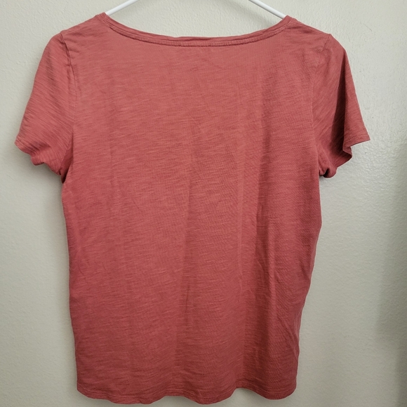 Sezane Short Sleeve V-neck T-shirt - Picture 3 of 4